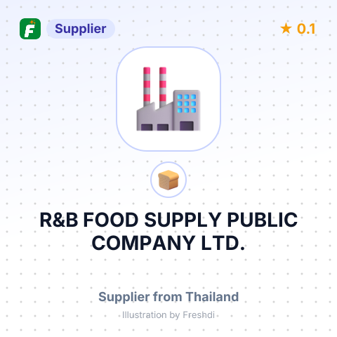 R&B FOOD SUPPLY PUBLIC COMPANY LTD. – summary card, no photo uploaded yet