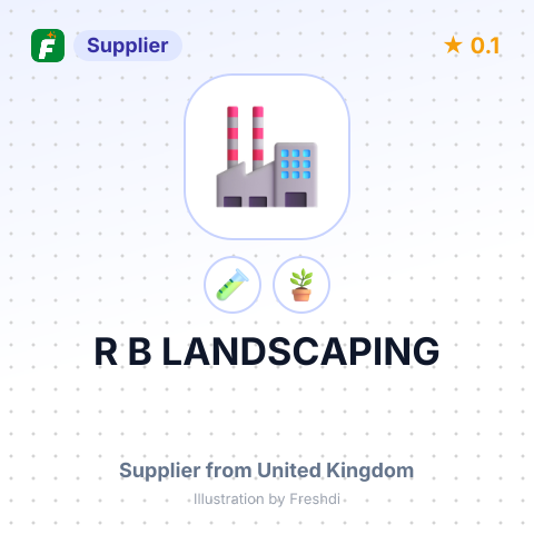 R B LANDSCAPING – summary card, no photo uploaded yet