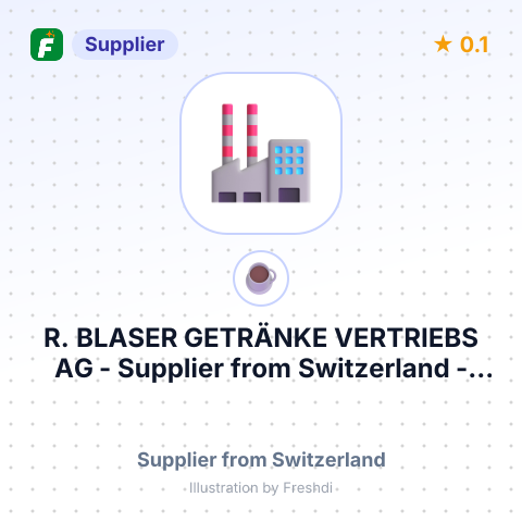 R. BLASER GETRÄNKE VERTRIEBS AG – summary card, no photo uploaded yet