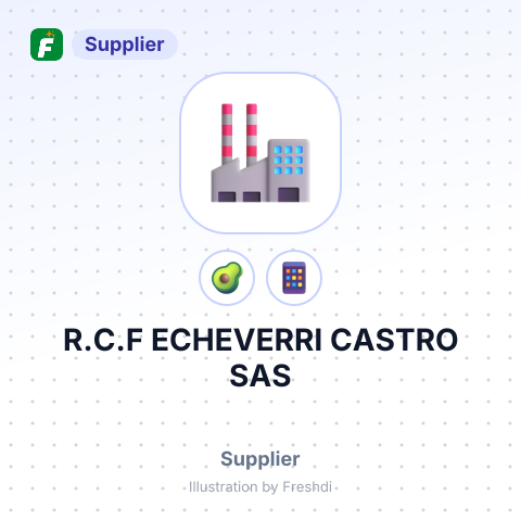 R.C.F ECHEVERRI CASTRO SAS – summary card, no photo uploaded yet