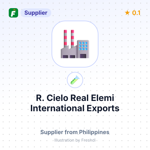 R. Cielo Real Elemi International Exports  – summary card, no photo uploaded yet