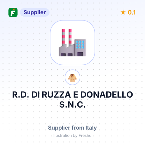 R.D. DI RUZZA E DONADELLO S.N.C. – summary card, no photo uploaded yet