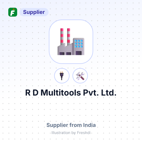R D Multitools Pvt. Ltd. – summary card, no photo uploaded yet
