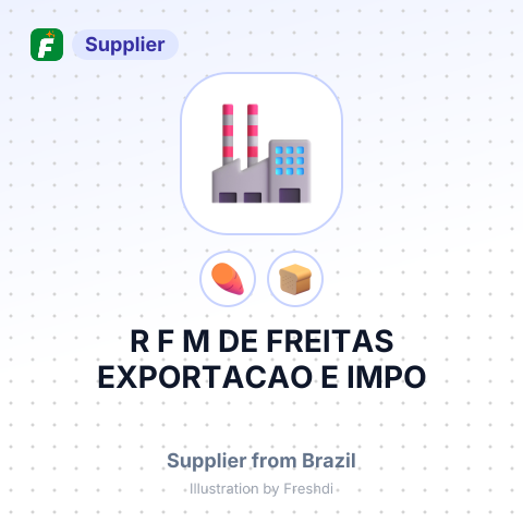 R F M DE FREITAS EXPORTACAO E IMPO – summary card, no photo uploaded yet