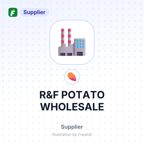 R&F POTATO WHOLESALE – summary card, no photo uploaded yet