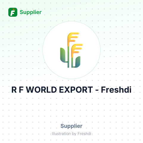 R F WORLD EXPORT – summary card, no photo uploaded yet