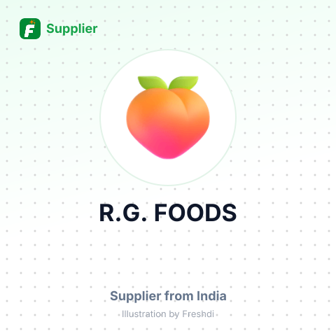 R.G. FOODS – summary card, no photo uploaded yet