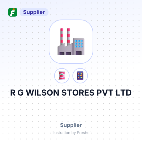 R G WILSON STORES PVT LTD – summary card, no photo uploaded yet