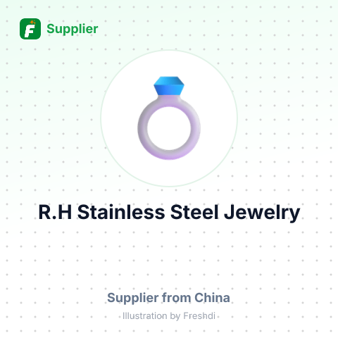 R.H Stainless Steel Jewelry – summary card, no photo uploaded yet