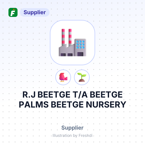 R.J BEETGE T/A BEETGE PALMS BEETGE NURSERY – summary card, no photo uploaded yet