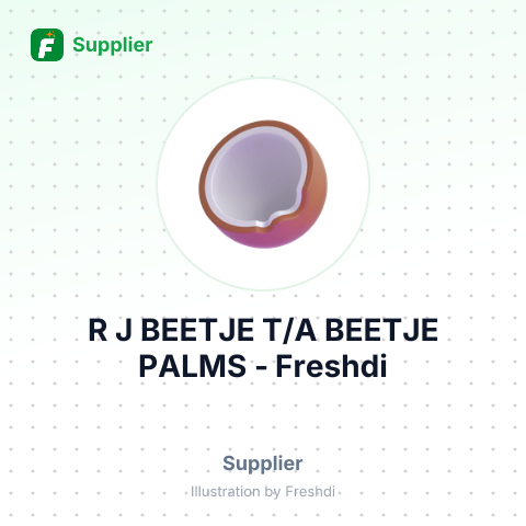R J BEETJE T/A BEETJE PALMS – summary card, no photo uploaded yet