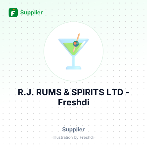 R.J. RUMS & SPIRITS LTD – summary card, no photo uploaded yet