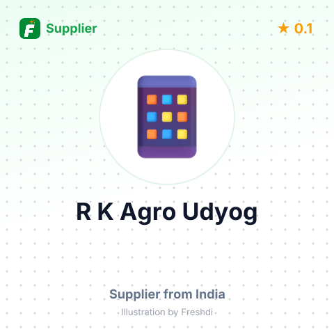 R K Agro Udyog – summary card, no photo uploaded yet