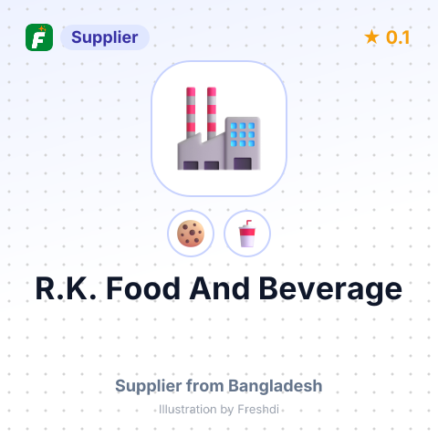 R.K. Food And Beverage – summary card, no photo uploaded yet