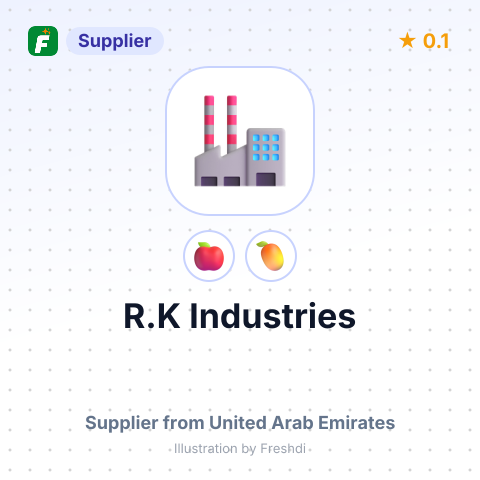 R.K Industries  – summary card, no photo uploaded yet