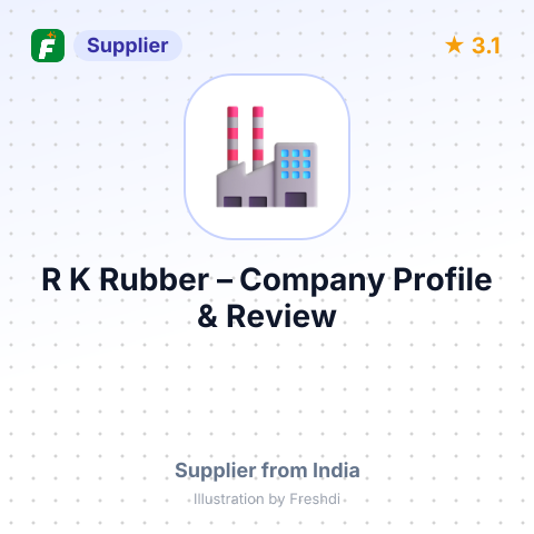 R K Rubber – summary card, no photo uploaded yet