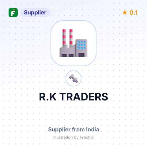 R.K TRADERS – summary card, no photo uploaded yet