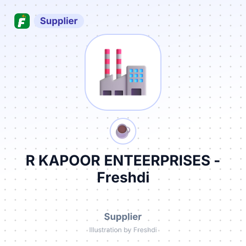 R KAPOOR ENTEERPRISES – summary card, no photo uploaded yet