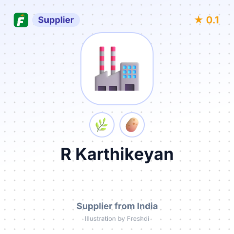 R Karthikeyan  – summary card, no photo uploaded yet