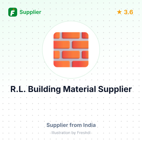 R.L. Building Material Supplier – summary card, no photo uploaded yet