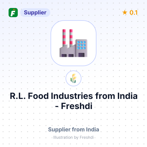 R.L. Food Industries  – summary card, no photo uploaded yet