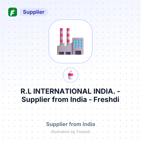 R.L INTERNATIONAL INDIA. – summary card, no photo uploaded yet