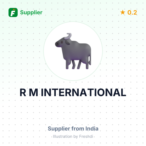 R M INTERNATIONAL – summary card, no photo uploaded yet