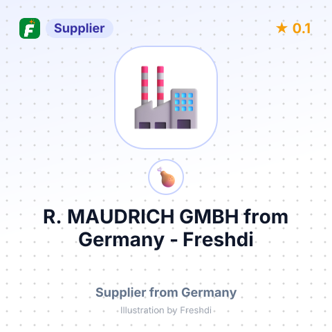 R. MAUDRICH GMBH – summary card, no photo uploaded yet