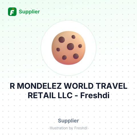 R MONDELEZ WORLD TRAVEL RETAIL LLC – summary card, no photo uploaded yet