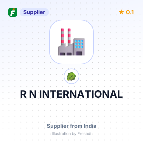 R N INTERNATIONAL – summary card, no photo uploaded yet
