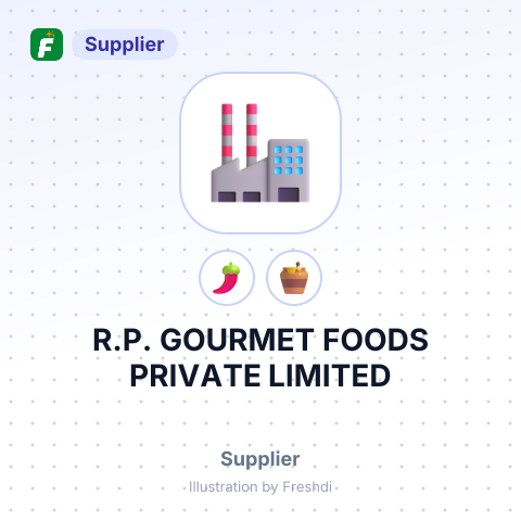 R.P. GOURMET FOODS PRIVATE LIMITED – summary card, no photo uploaded yet