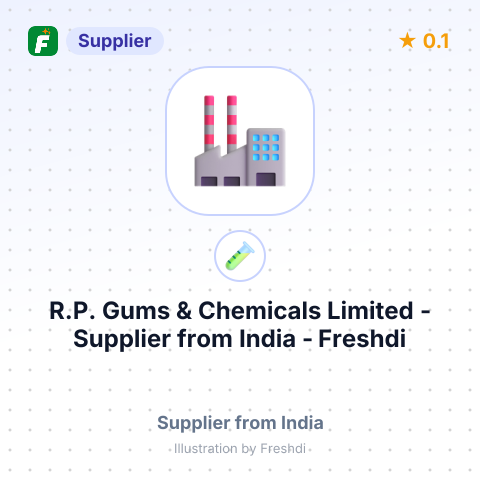 R.P. Gums & Chemicals Limited  – summary card, no photo uploaded yet