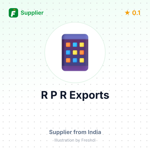 R P R Exports  – summary card, no photo uploaded yet