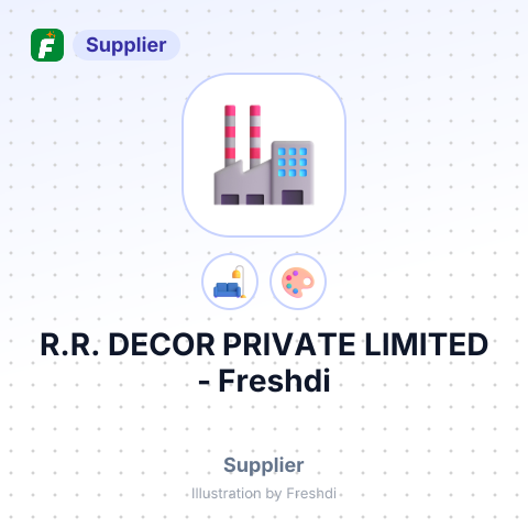 R.R. DECOR PRIVATE LIMITED – summary card, no photo uploaded yet