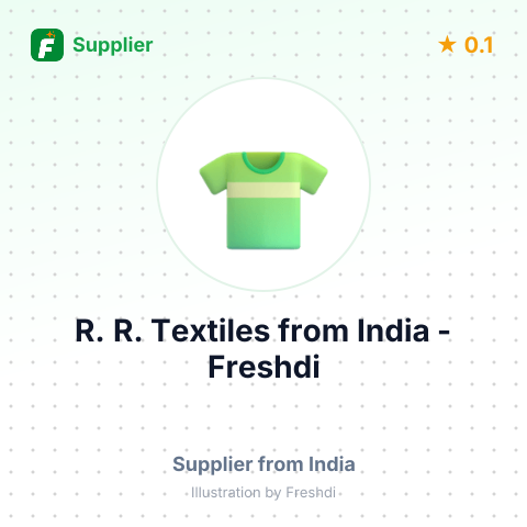 R. R. Textiles  – summary card, no photo uploaded yet