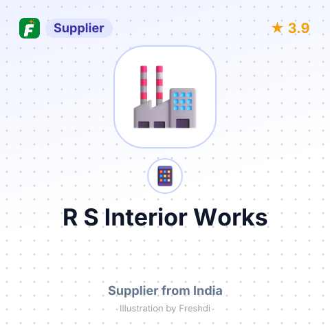R S Interior Works – summary card, no photo uploaded yet