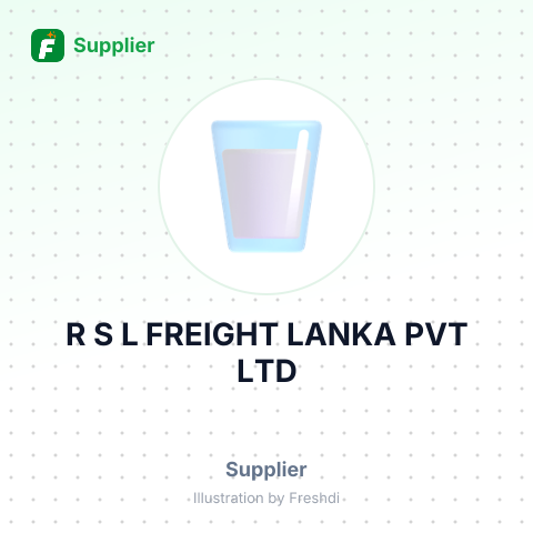R S L FREIGHT LANKA PVT LTD – summary card, no photo uploaded yet