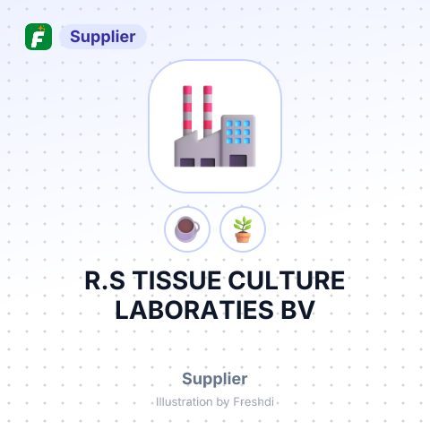 R.S TISSUE CULTURE LABORATIES BV – summary card, no photo uploaded yet
