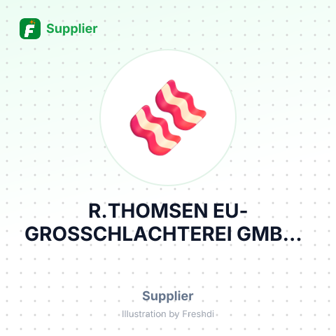 R.THOMSEN EU-GROSSCHLACHTEREI GMBH – summary card, no photo uploaded yet