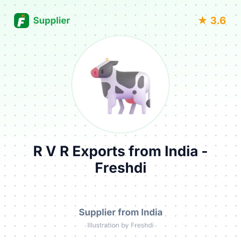 R V R Exports  – summary card, no photo uploaded yet
