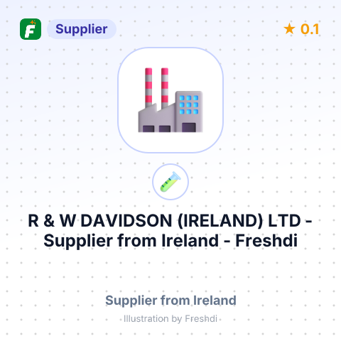 R & W DAVIDSON (IRELAND) LTD – summary card, no photo uploaded yet