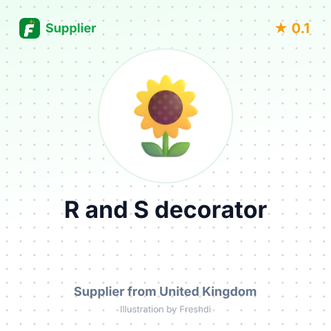 R and S decorator – summary card, no photo uploaded yet