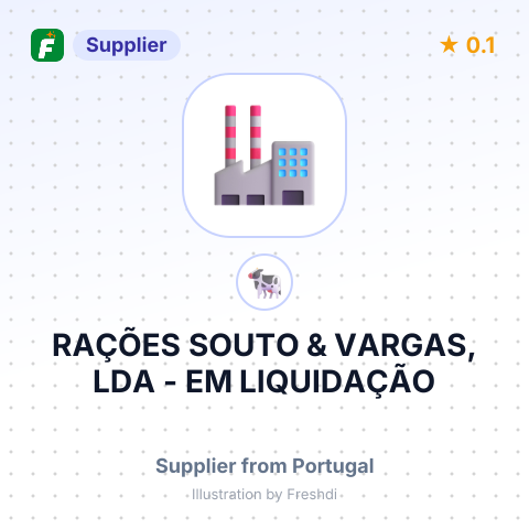 RAÇÕES SOUTO & VARGAS, LDA - EM LIQUIDAÇÃO – summary card, no photo uploaded yet