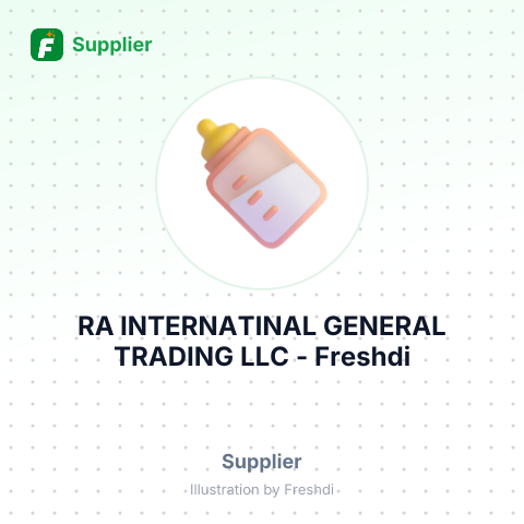 RA INTERNATINAL GENERAL TRADING LLC – summary card, no photo uploaded yet