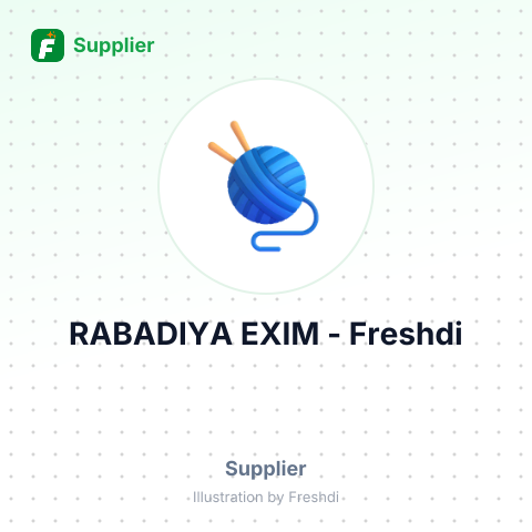 RABADIYA EXIM – summary card, no photo uploaded yet