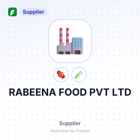RABEENA FOOD PVT LTD – summary card, no photo uploaded yet