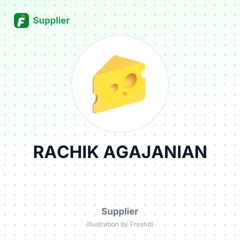 RACHIK AGAJANIAN – summary card, no photo uploaded yet