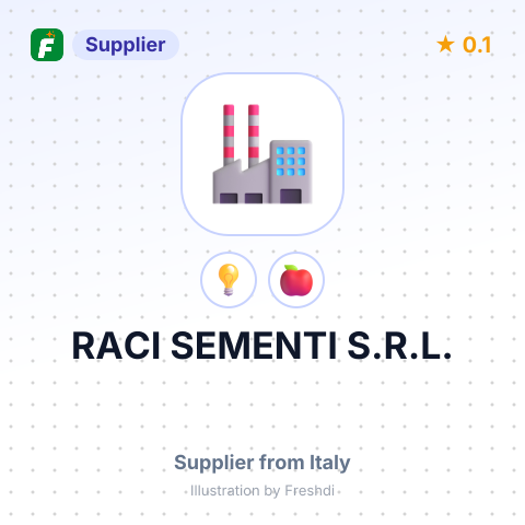 RACI SEMENTI S.R.L. – summary card, no photo uploaded yet