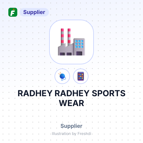 RADHEY RADHEY SPORTS WEAR – summary card, no photo uploaded yet
