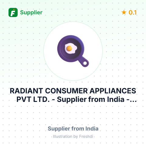 RADIANT CONSUMER APPLIANCES PVT LTD. – summary card, no photo uploaded yet